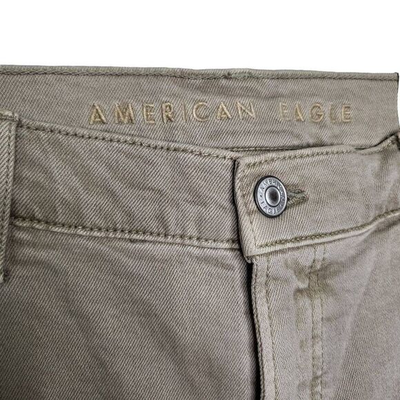 American Eagle 90s Bootcut High Rise Jeans Light Green Size 18 Regular - Picture 4 of 11